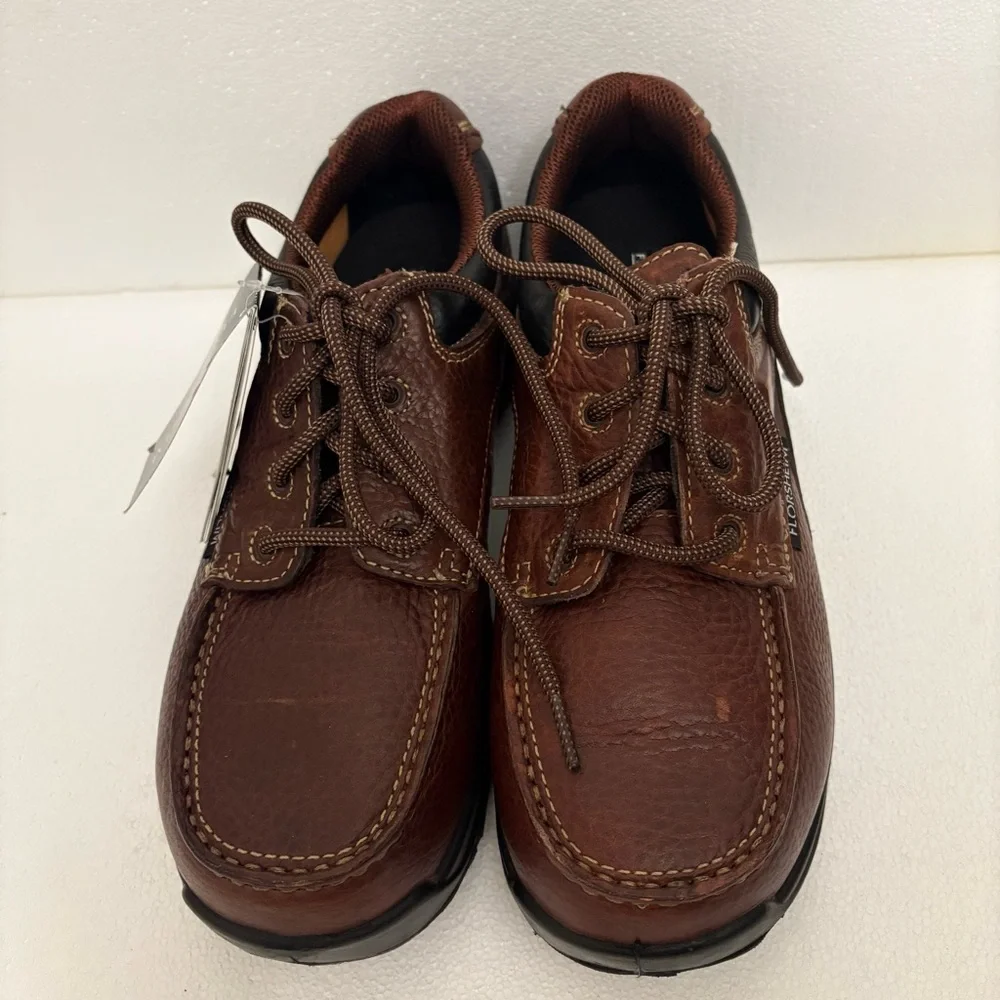 FLORSHEIM Men's Rambler Creek Brown Casual Moc Toe Oxford Shoes (FS2700) Size 9D